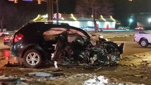 Crash sends car into pole, female driver killed - WKBW.com Buffalo, NY