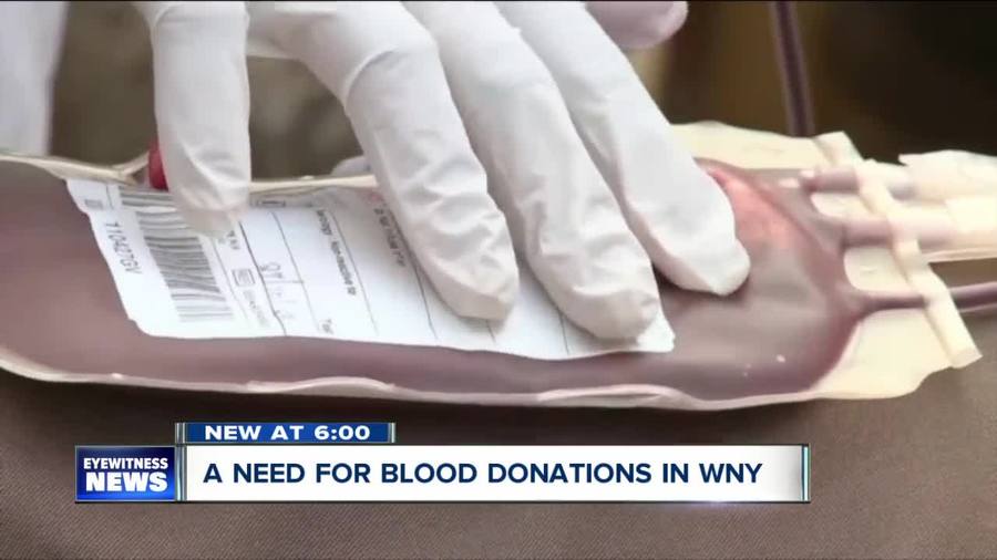Seasonal blood shortage, need for o type Buffalo, NY